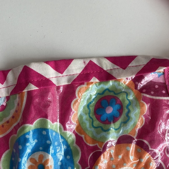 Kids Apron Crafty Mini Arts & Crafts - Pink Floral Belt Crayon Marker Holder - Picture 3 of 5